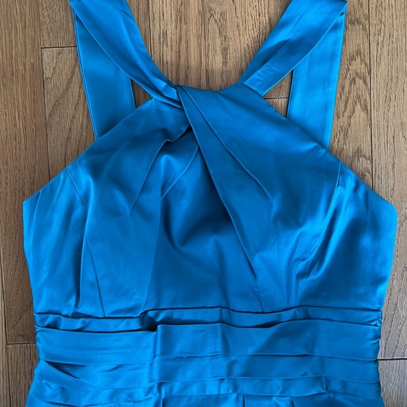 David’s bridal teal bridesmaid dress - Picture 2 of 8